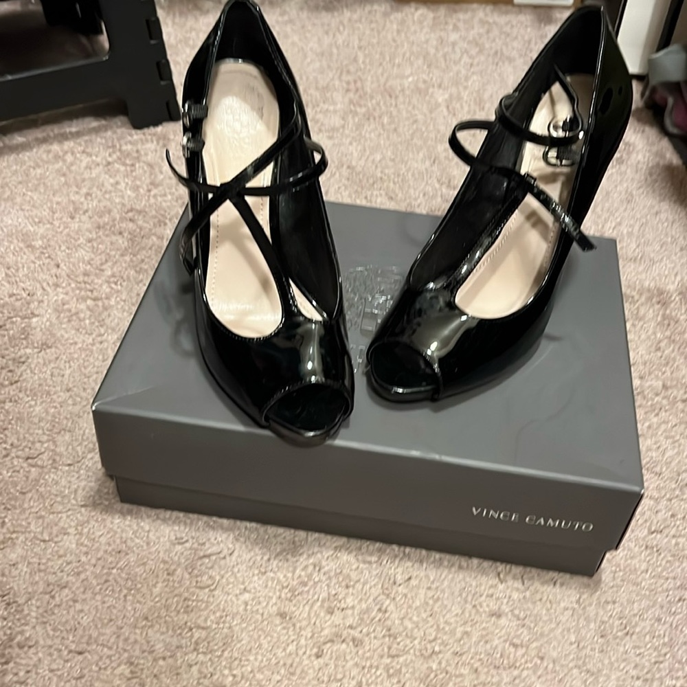 Patent Leather peep toe cuties